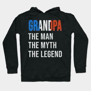 Grand Father French Grandpa The Man The Myth The Legend - Gift for French Dad With Roots From  France Hoodie